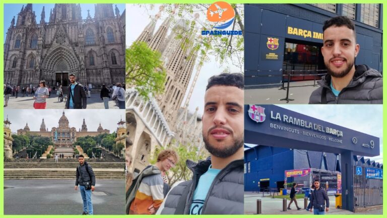 Visit famous tourist places and landmarks in Barcelona