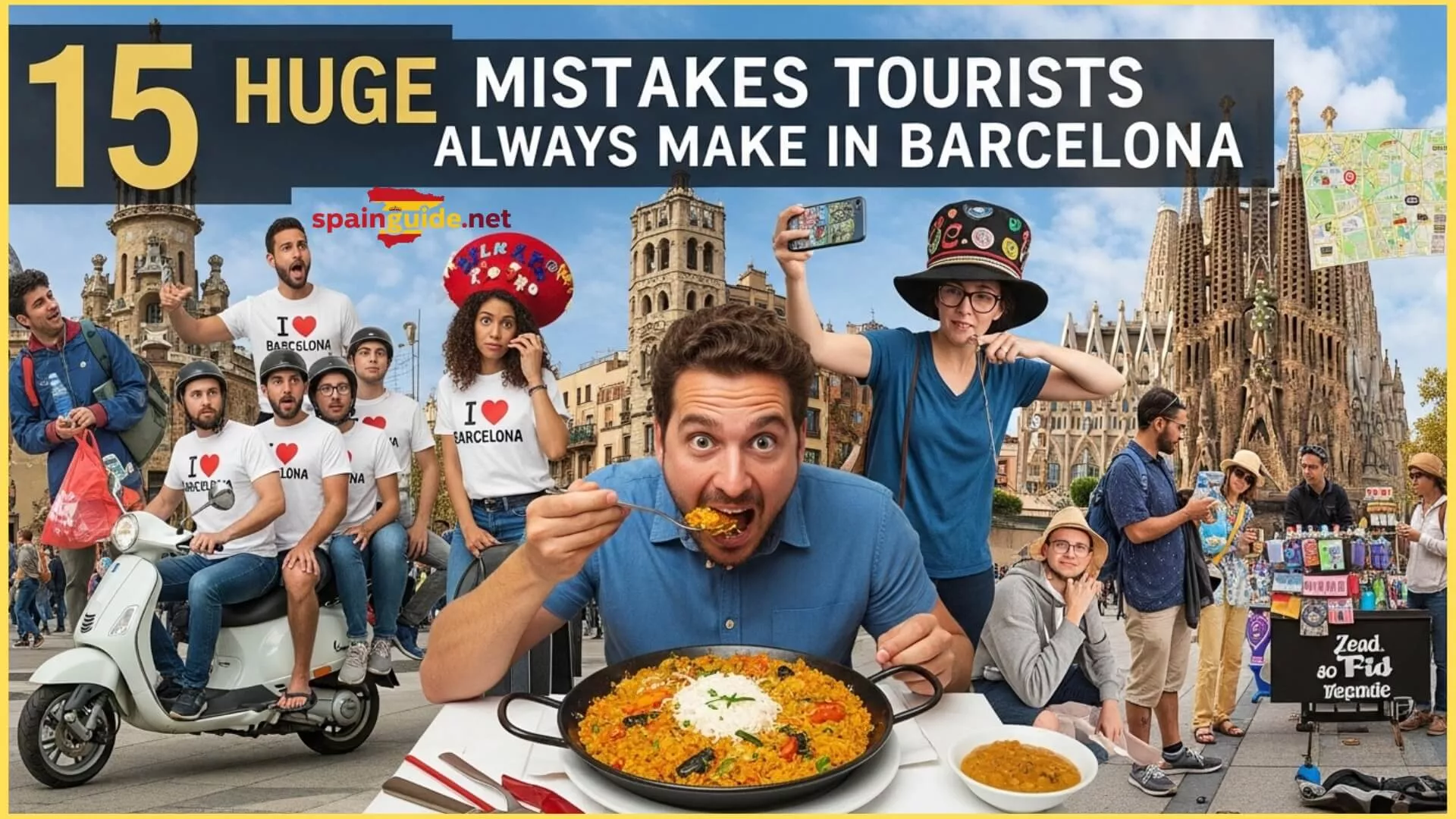 15 HUGE Mistakes Tourists Always Make in Barcelona